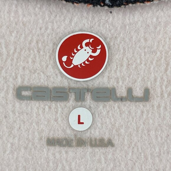 Castelli Cycling Jacket Men’s L Thermal Long Sleeve Fleece Lined Full Zip - Picture 5 of 15